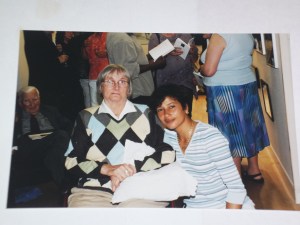 Two members at a group reading