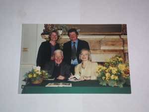 The late Warren O'Connell (front left) with other members of the group